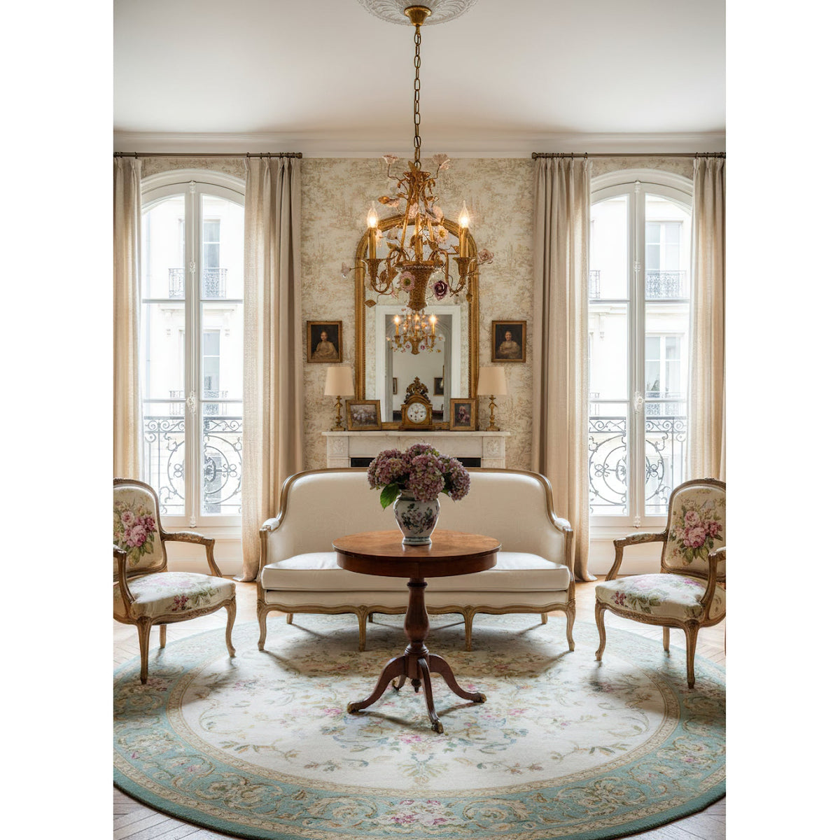 Corisande Flowers Chandelier