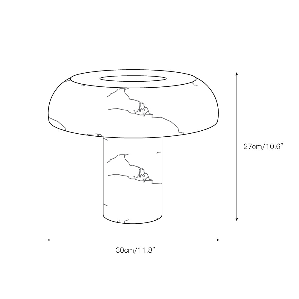 Milky Table Lamp