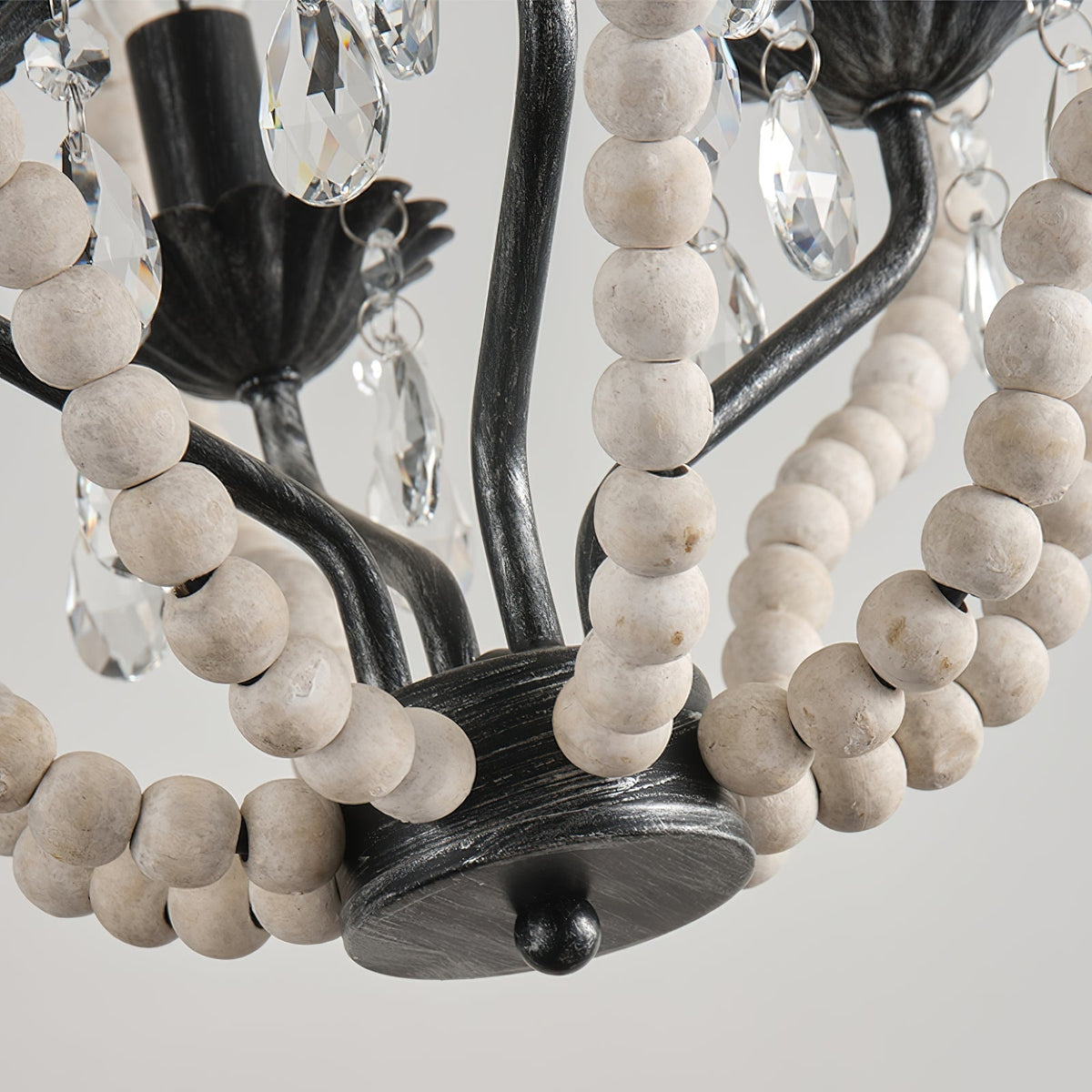 Elvorian Wood Crystal Chandelier