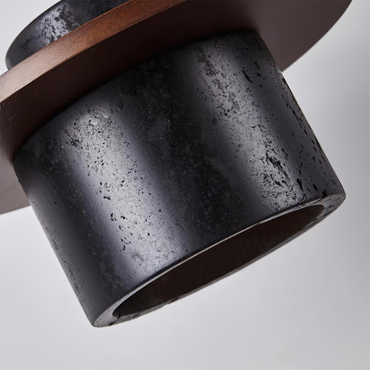 Valoelia Black Travertine Pendant Light Set