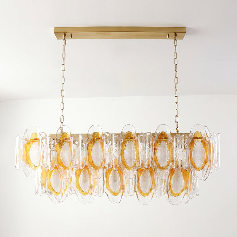 Liorueon Long Glass Chandelier
