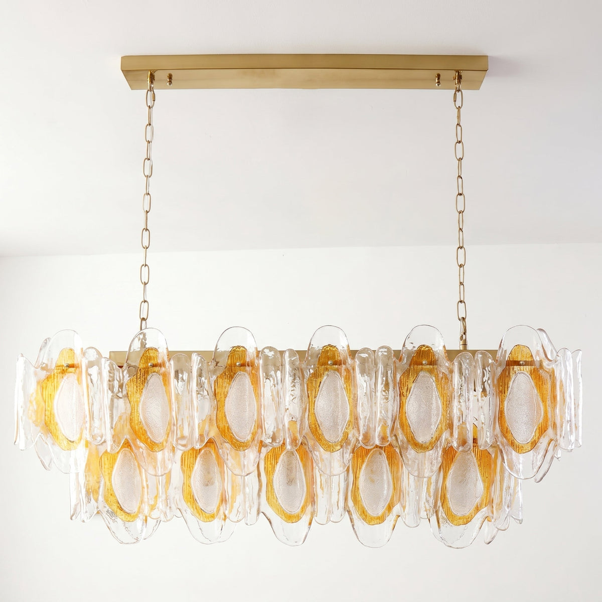 Liorueon Long Glass Chandelier