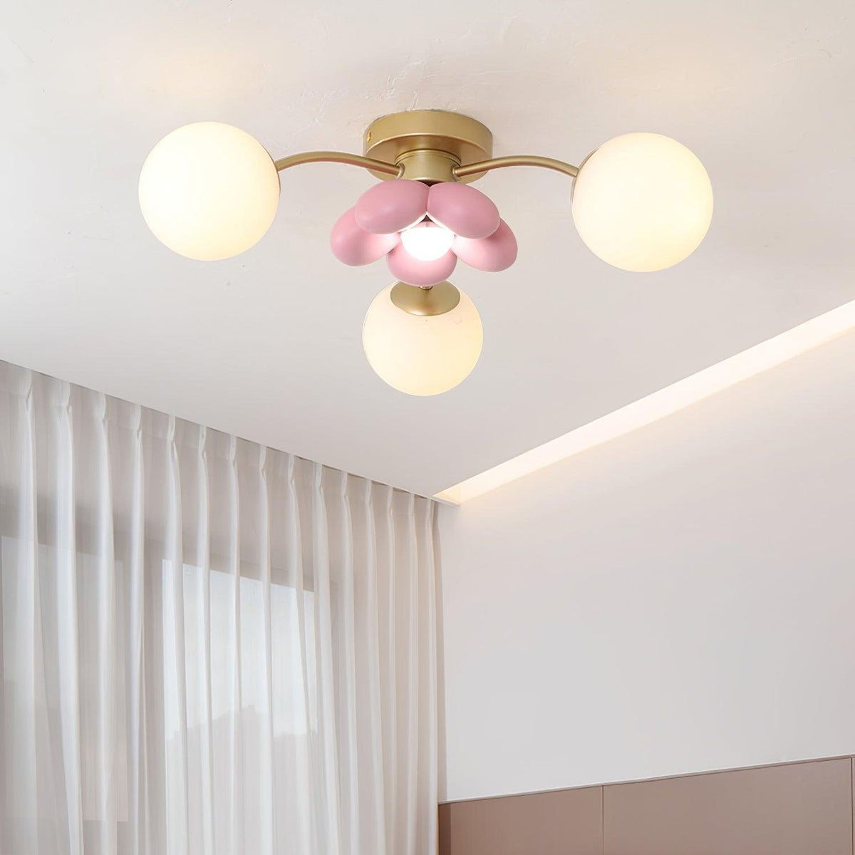 Nirox Pink Petal Ceiling Light