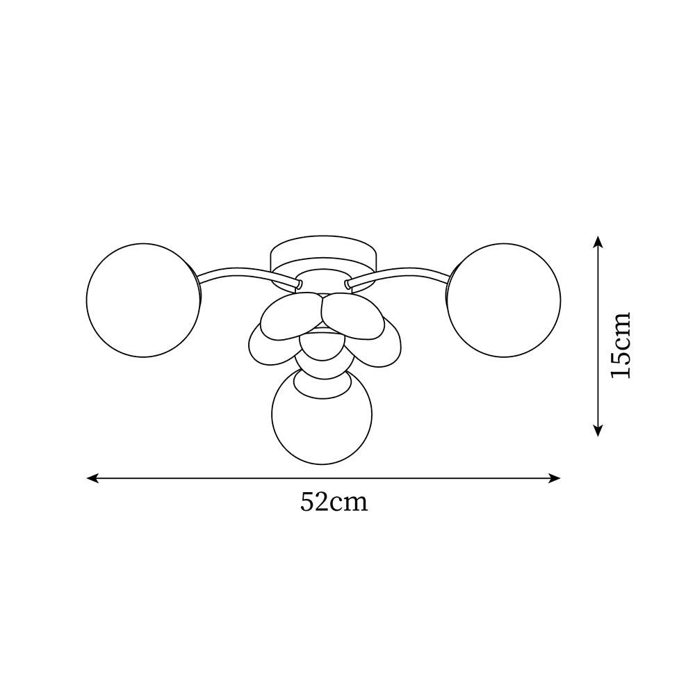 Nirox Pink Petal Ceiling Light