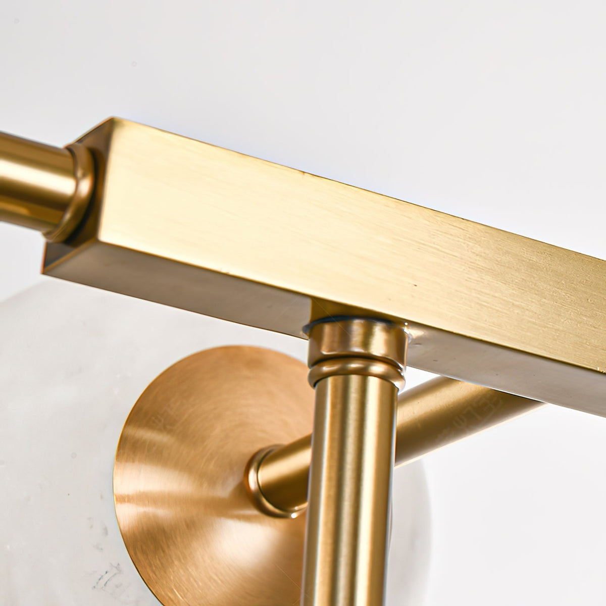 Alborira Nordic Brass Alabaster Chandelier