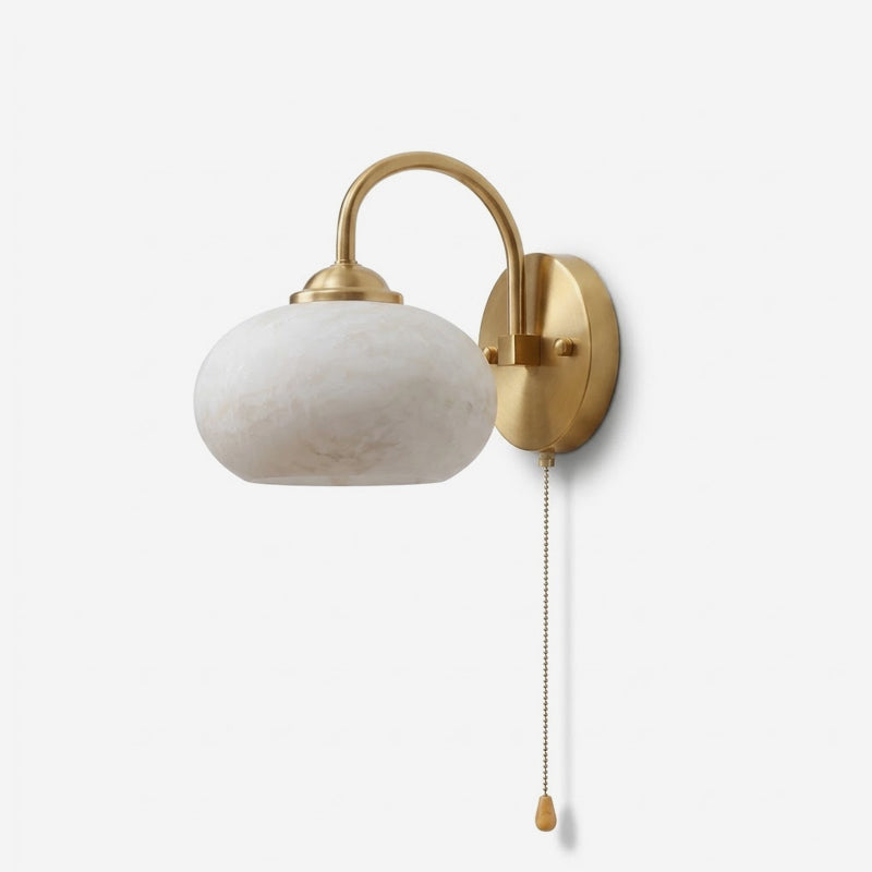 Lintonmont Alabaster Wall Sconce