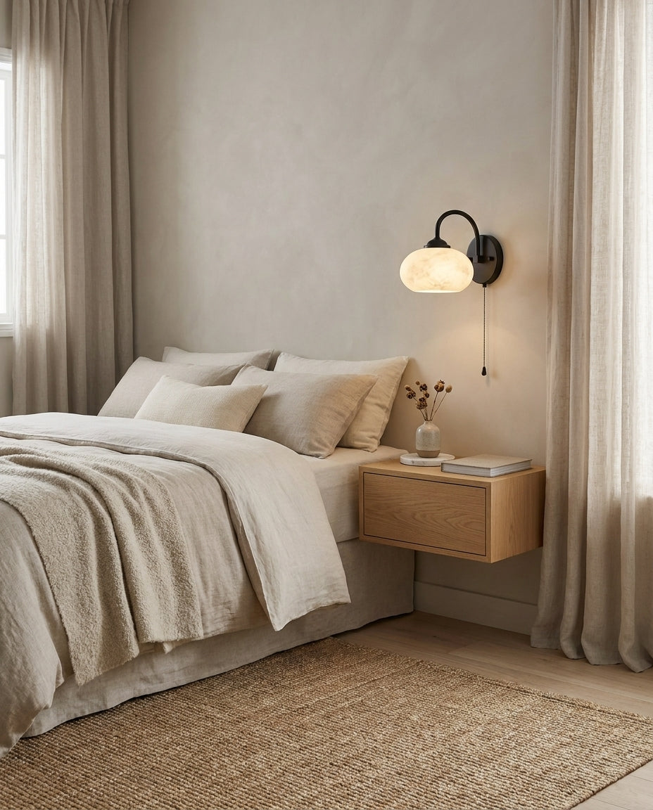 Lintonmont Alabaster Wall Sconce