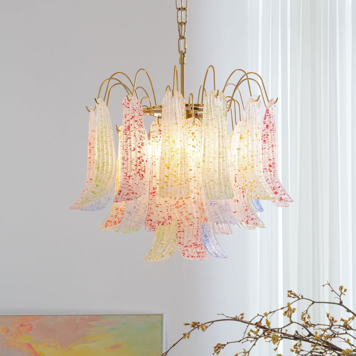 Velaelle Glass Chandelier