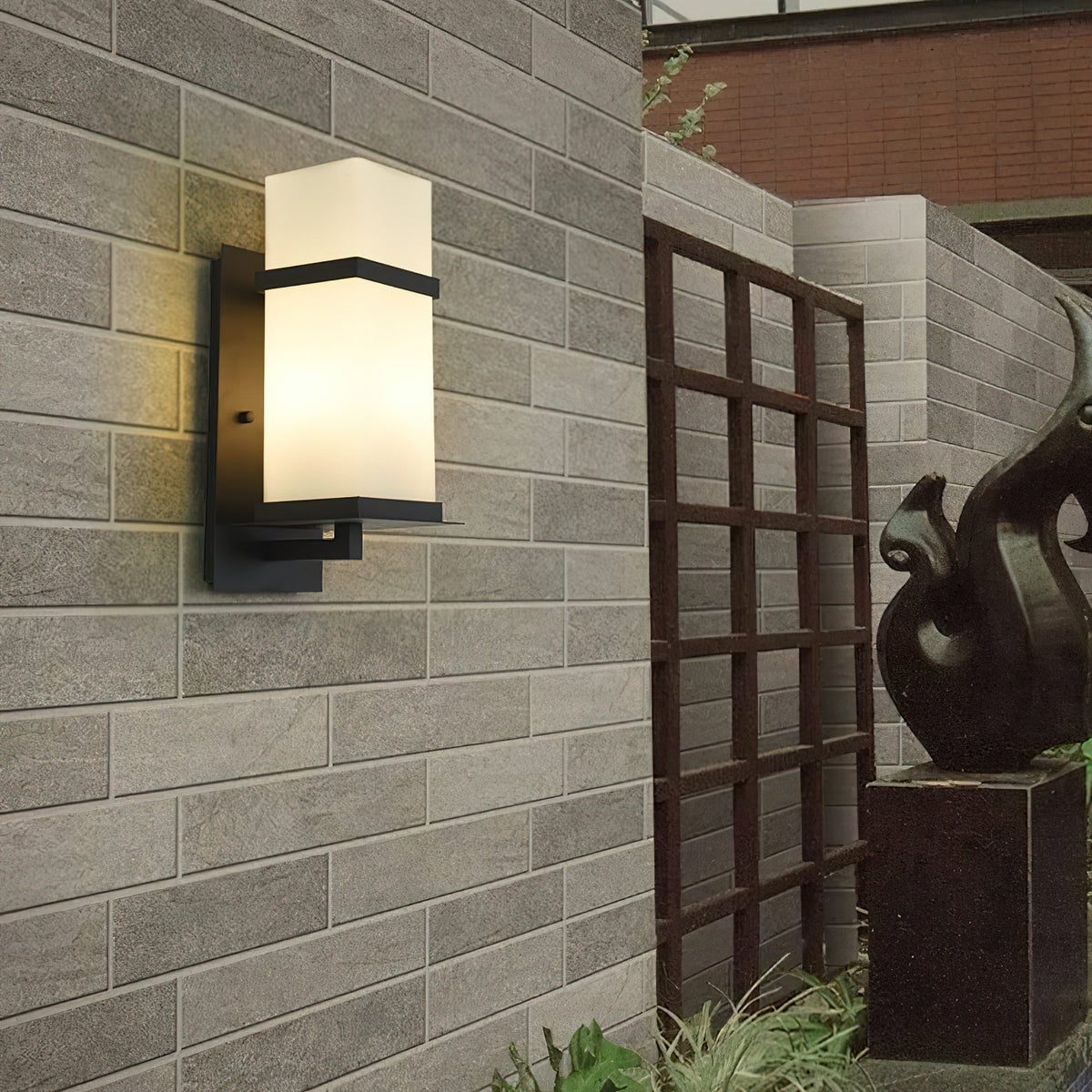 Velueria Outdoor Glass Wall Light