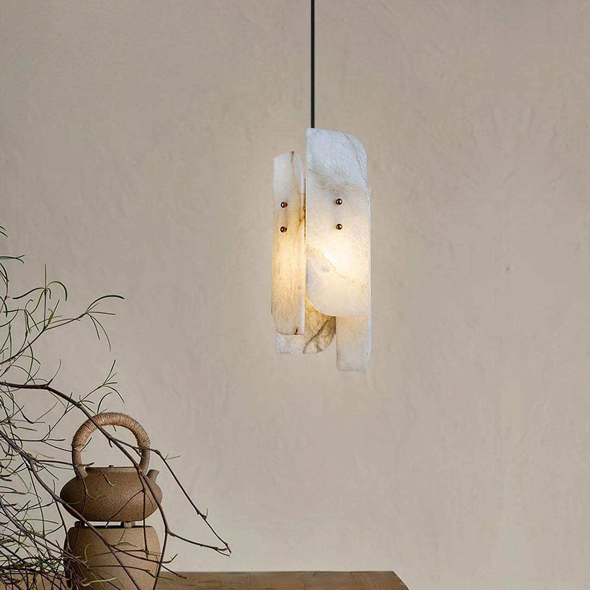 Vicarus Layered Alabaster Pendant Light