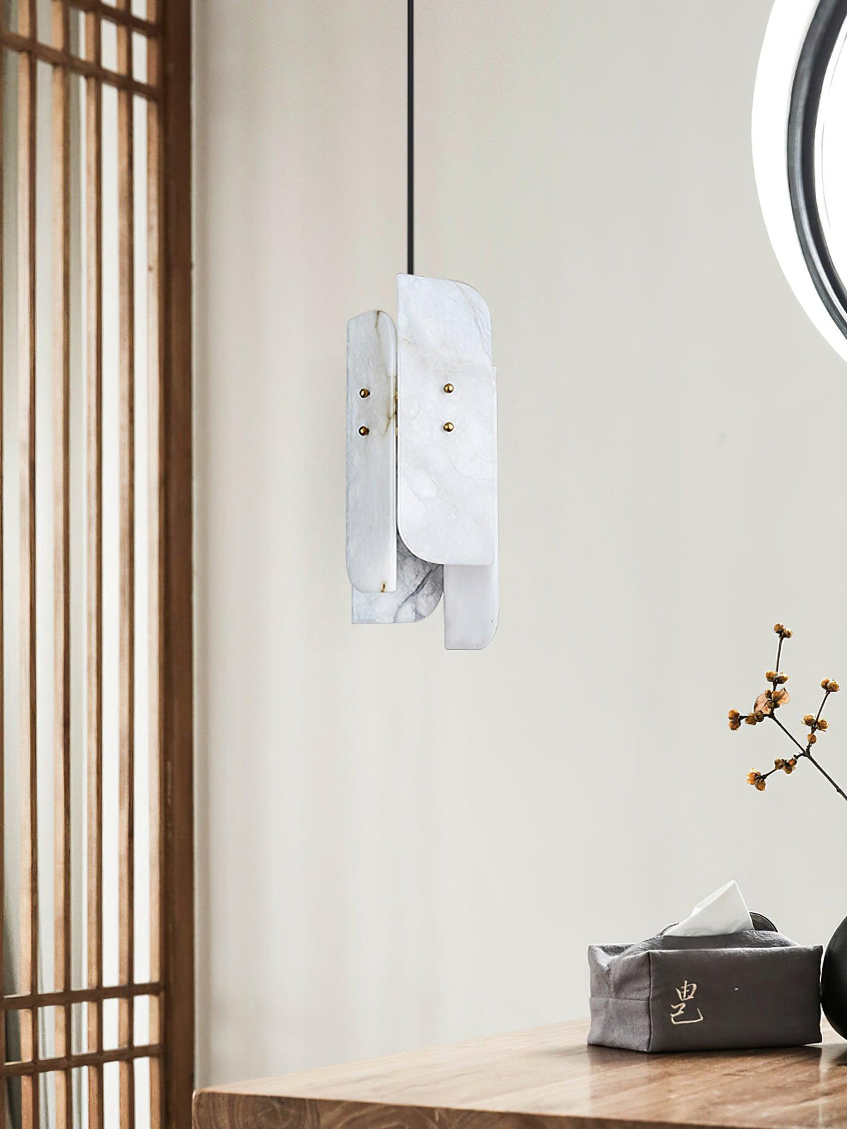 Vicarus Layered Alabaster Pendant Light