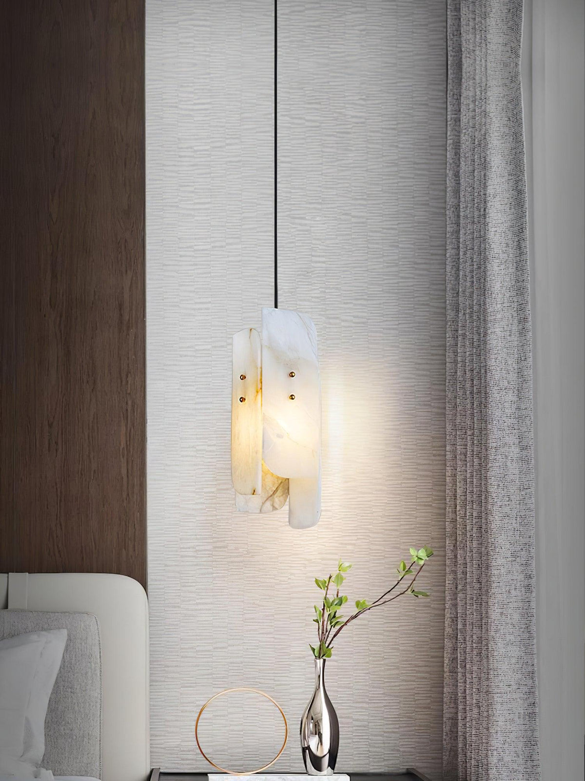 Vicarus Layered Alabaster Pendant Light
