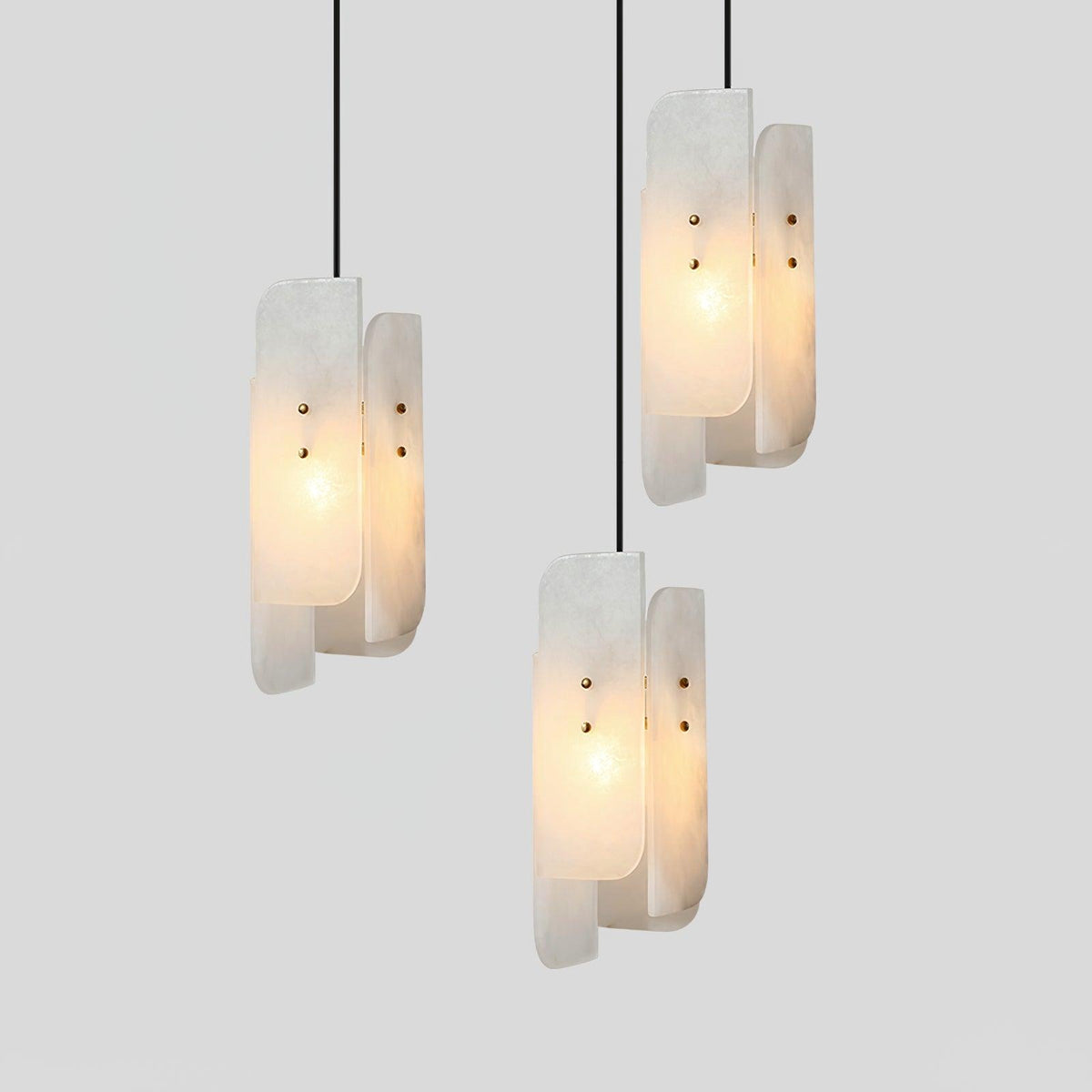Vicarus Layered Alabaster Pendant Light
