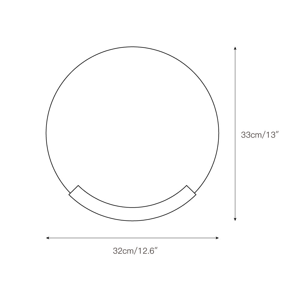 Nivenella Round Alabaster Wall Lamp