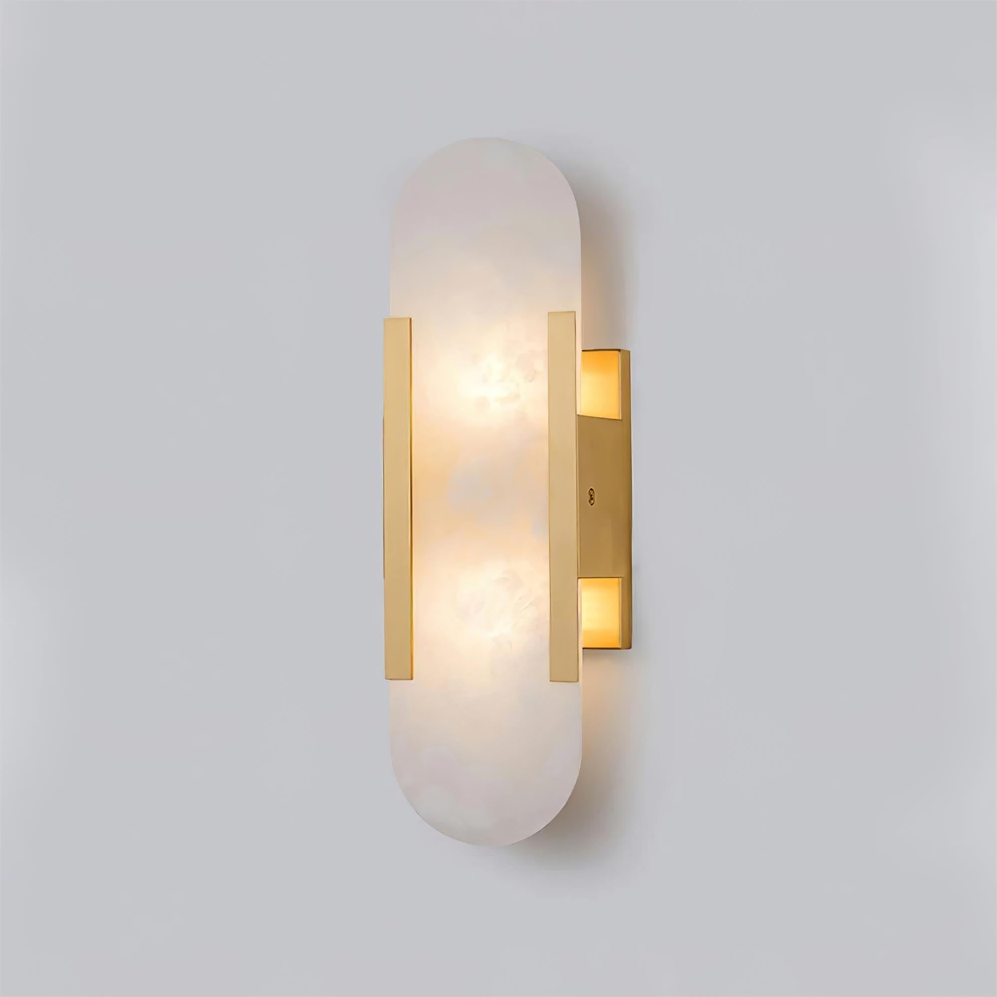 Corenil Wall Lamp Luxury Alabaster-Neutral Decor