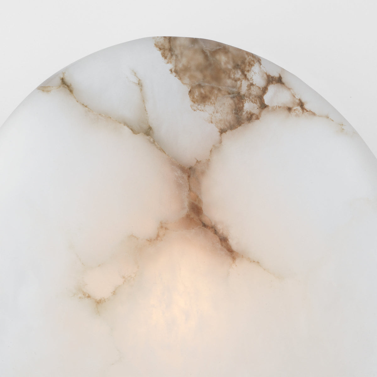 Nivenella Round Alabaster Wall Lamp