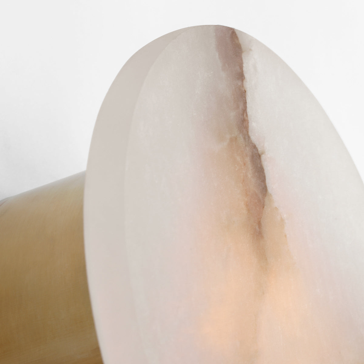 Nivenella Round Alabaster Wall Lamp