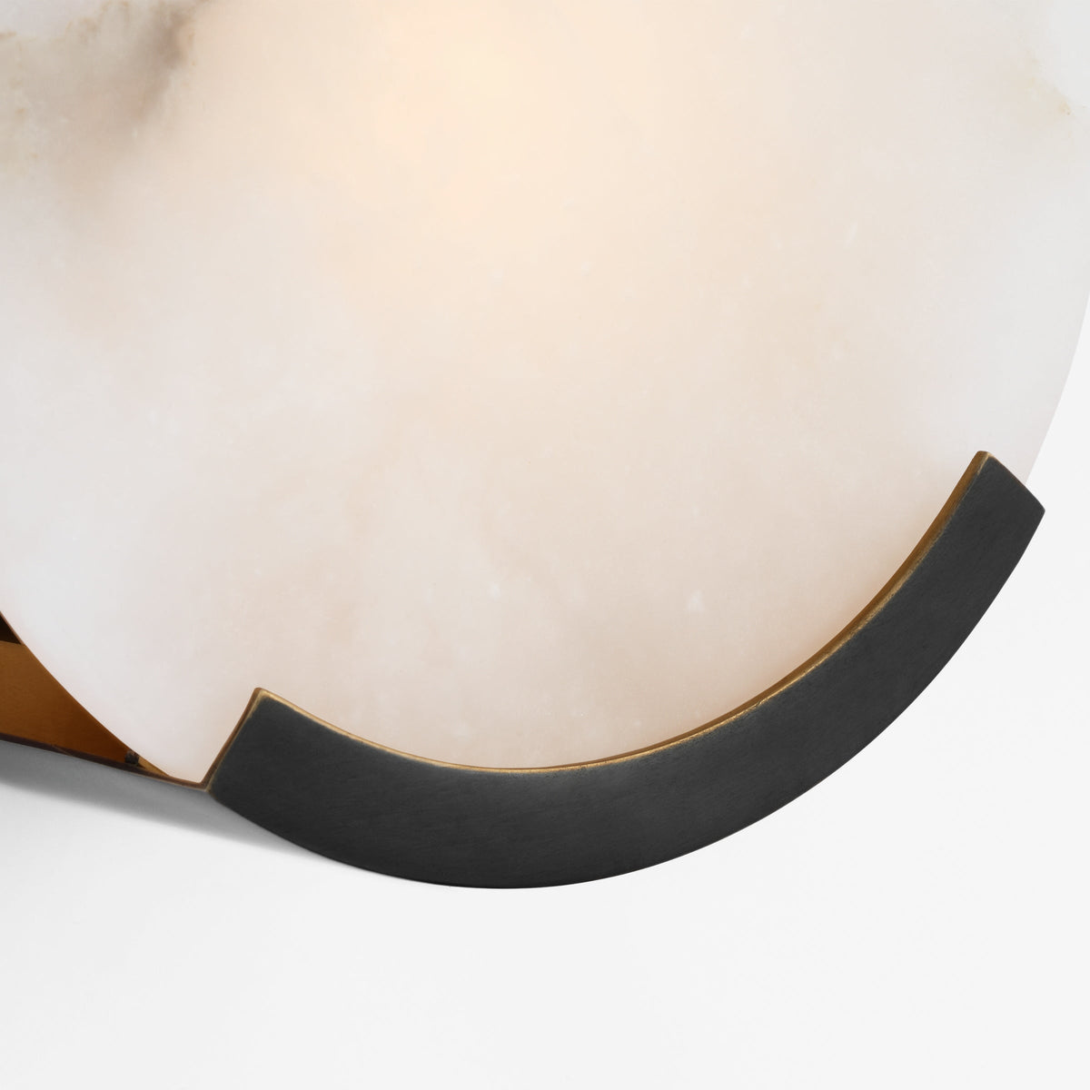 Nivenella Round Alabaster Wall Lamp