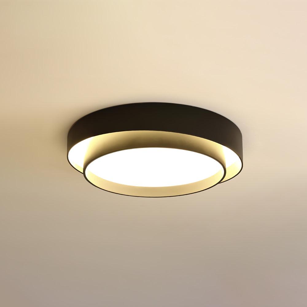 Velaline Ceiling Light Double Layers Modern Cylinder