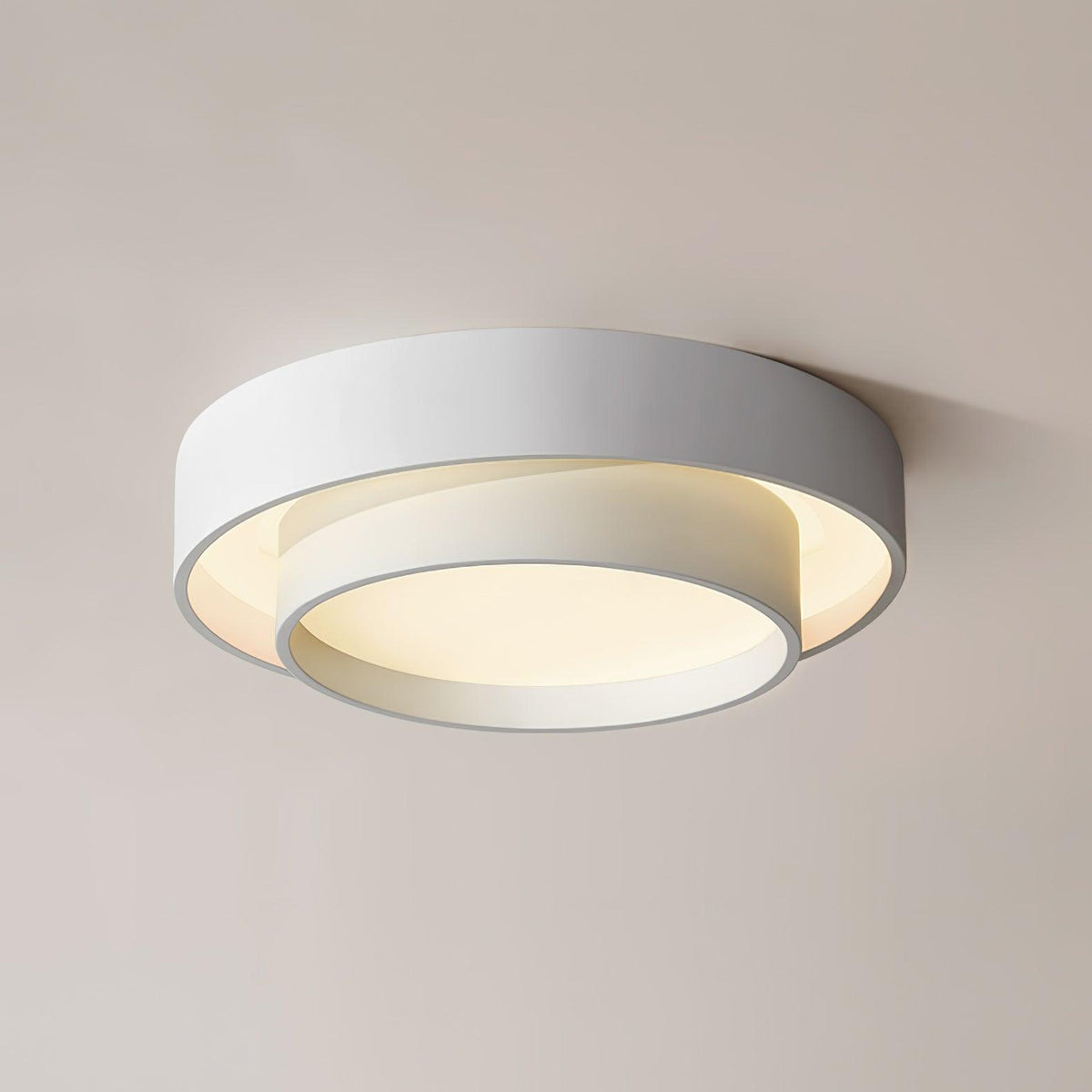 Velaline Ceiling Light Double Layers Modern Cylinder