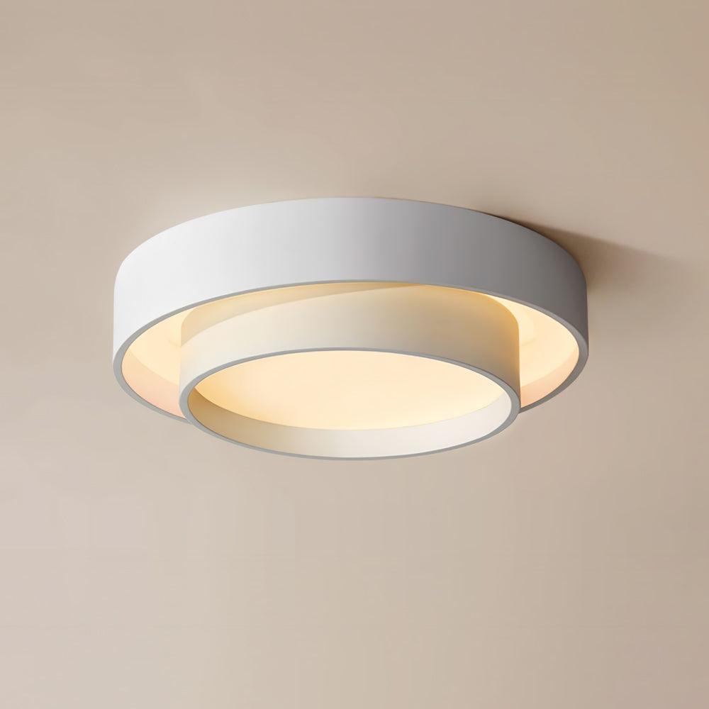 Velaline Ceiling Light Double Layers Modern Cylinder