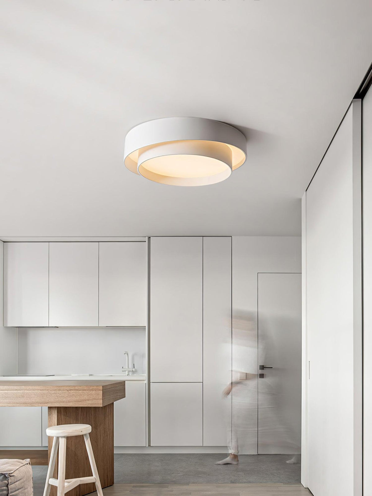 Velaline Ceiling Light Double Layers Modern Cylinder