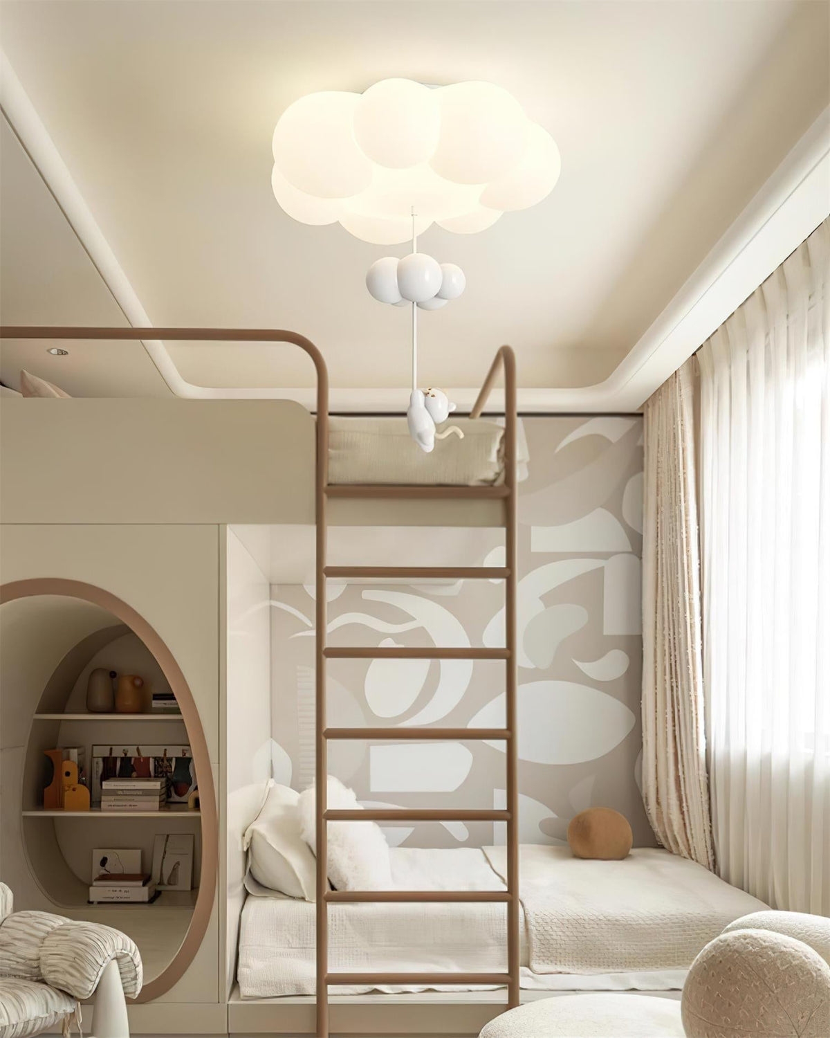 Meowdream Whimsical Cloud Ceiling Lamp