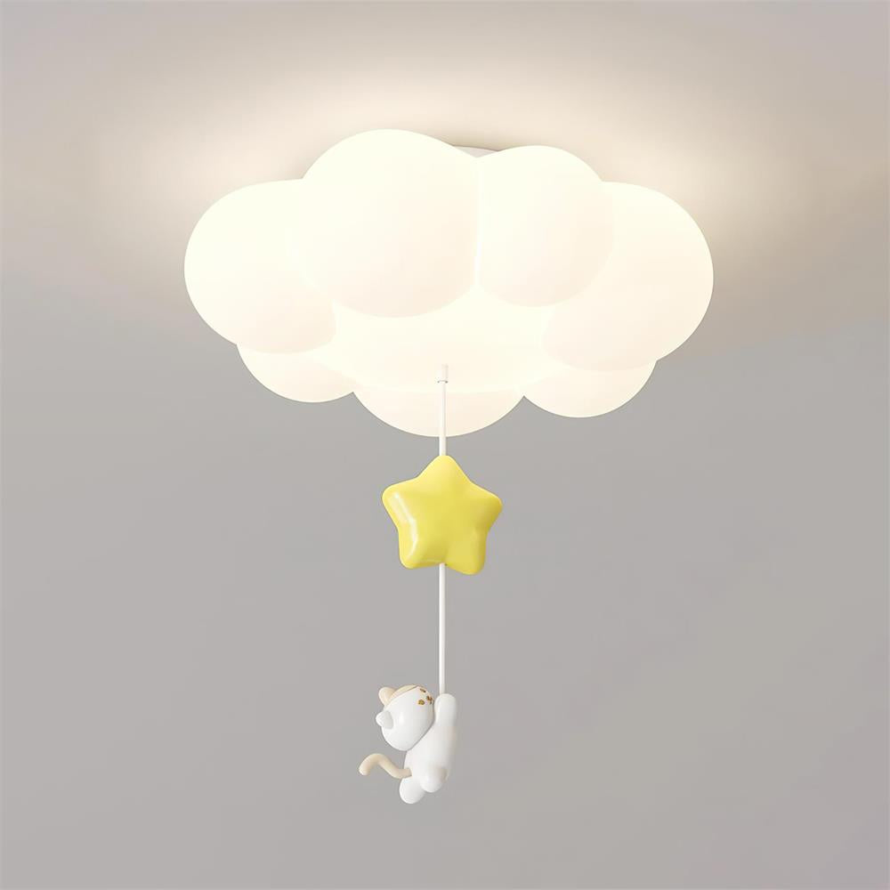 Meowdream Whimsical Cloud Ceiling Lamp