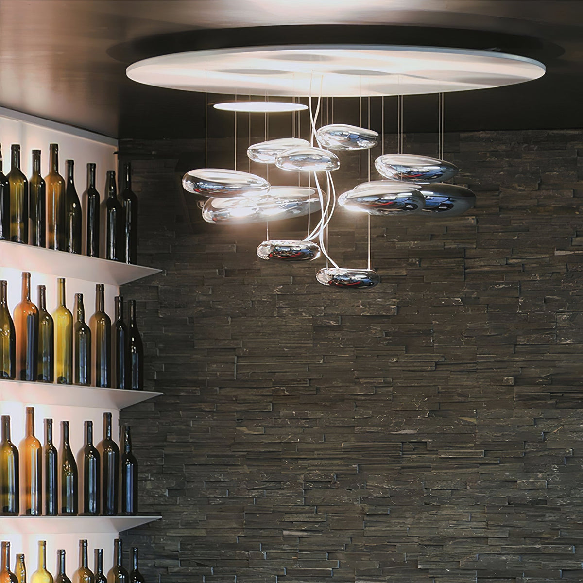 Feririan Ceiling Lamp Aluminum Pebble