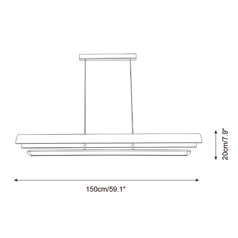 Miruaria Linear Chandelier