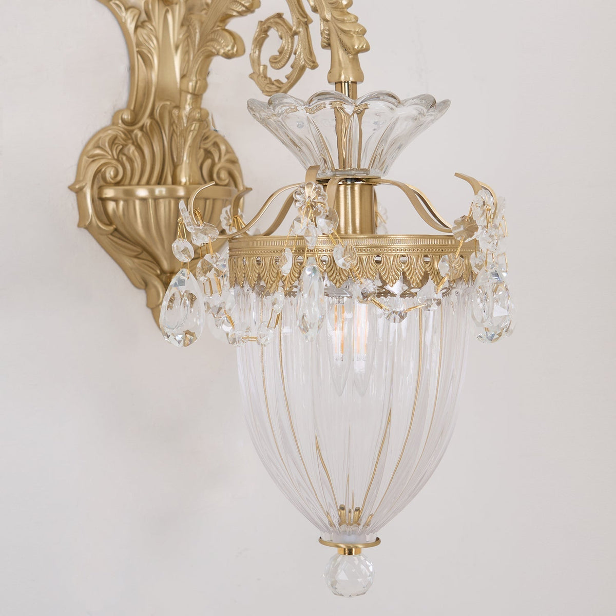 Vireon Wall Lamp Gold Double Sconce Modern