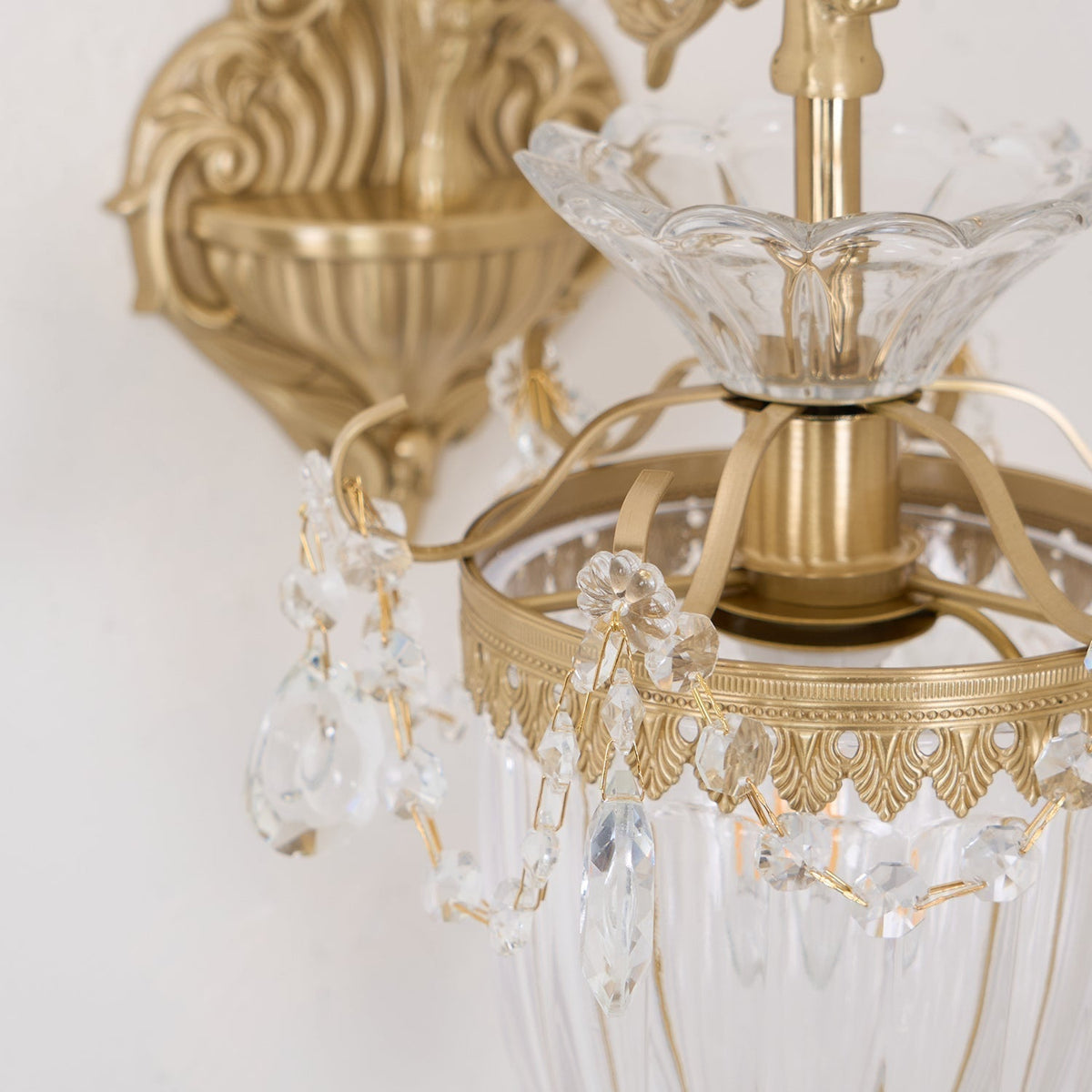 Vireon Wall Lamp Gold Double Sconce Modern