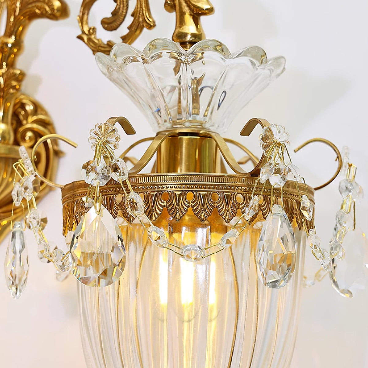 Vireon Wall Lamp Gold Double Sconce Modern