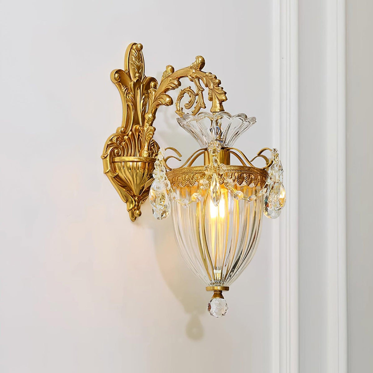 Vireon Wall Lamp Gold Double Sconce Modern