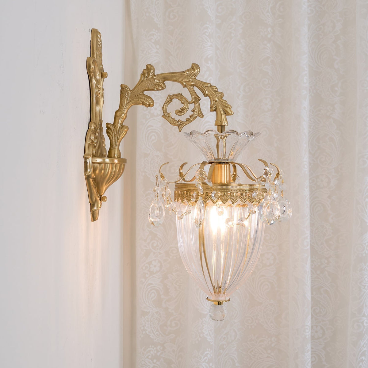 Vireon Wall Lamp Gold Double Sconce Modern