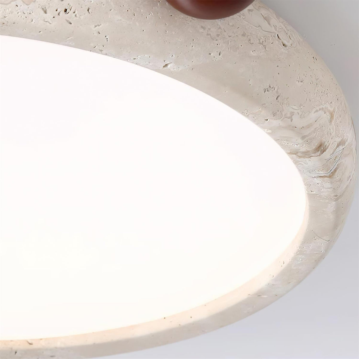 Serelise Cute Travertine Round Ceiling Light