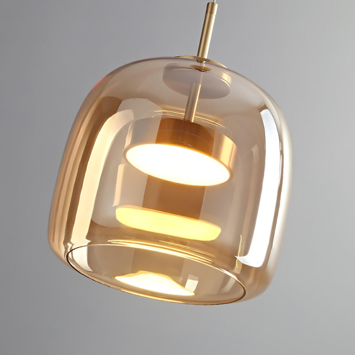 Obsidian Modern Glass Pendant Lamp