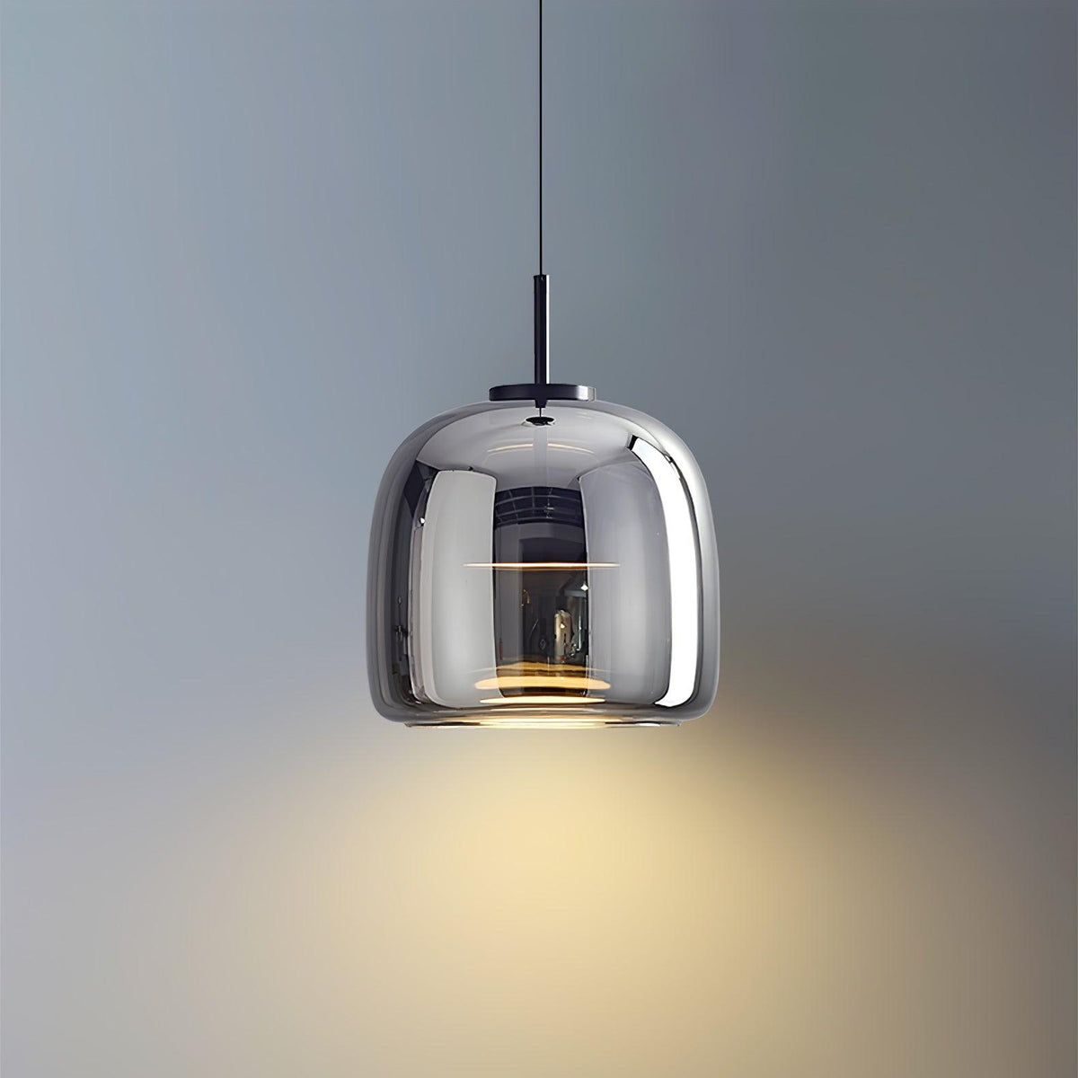Obsidian Modern Glass Pendant Lamp