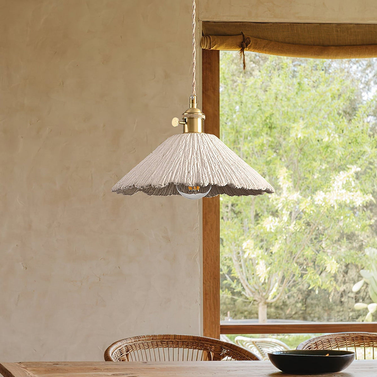 Gepasal Textured Pendant Lights Cement