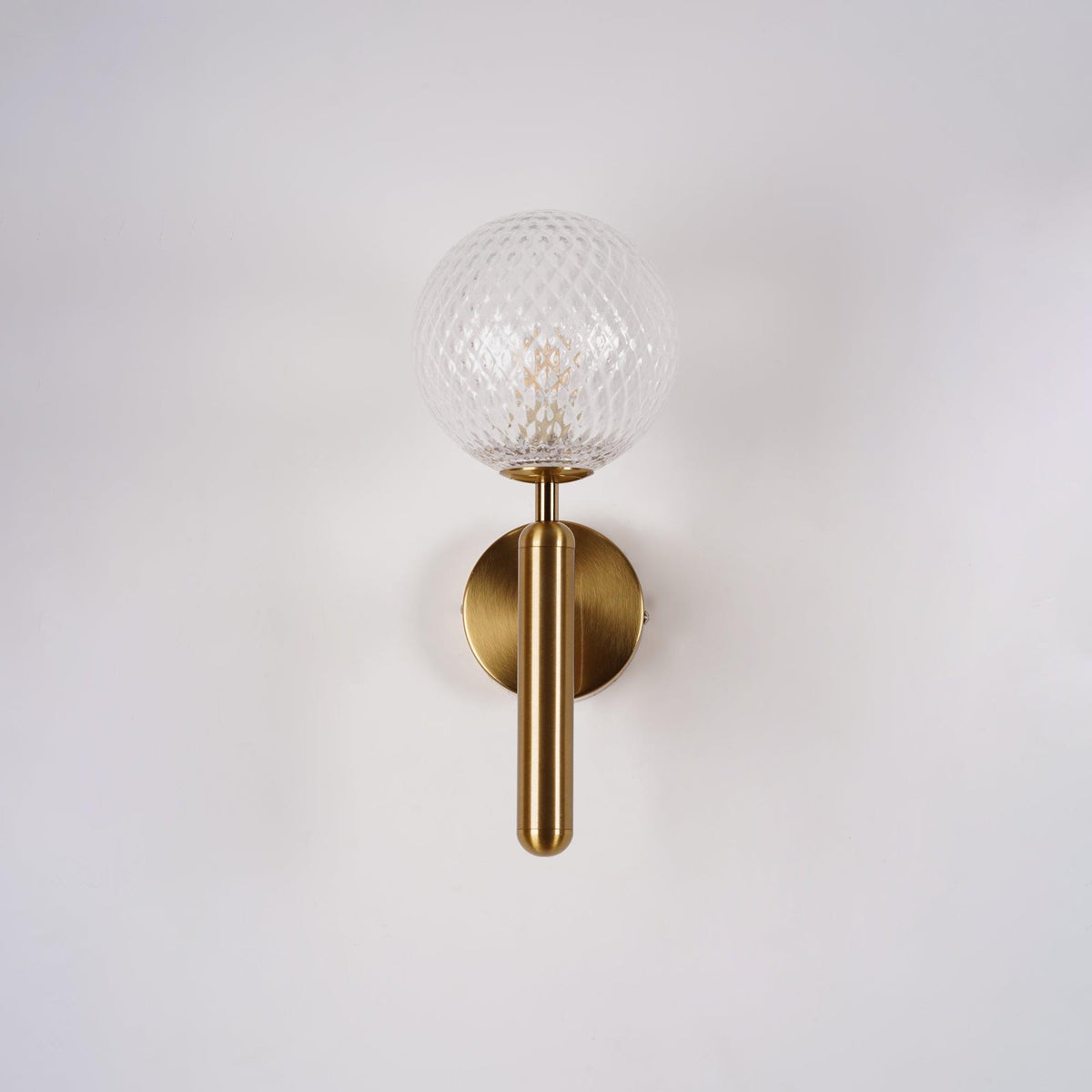 Kynlo Wall Lamp Plug In Glass Globe Nordic