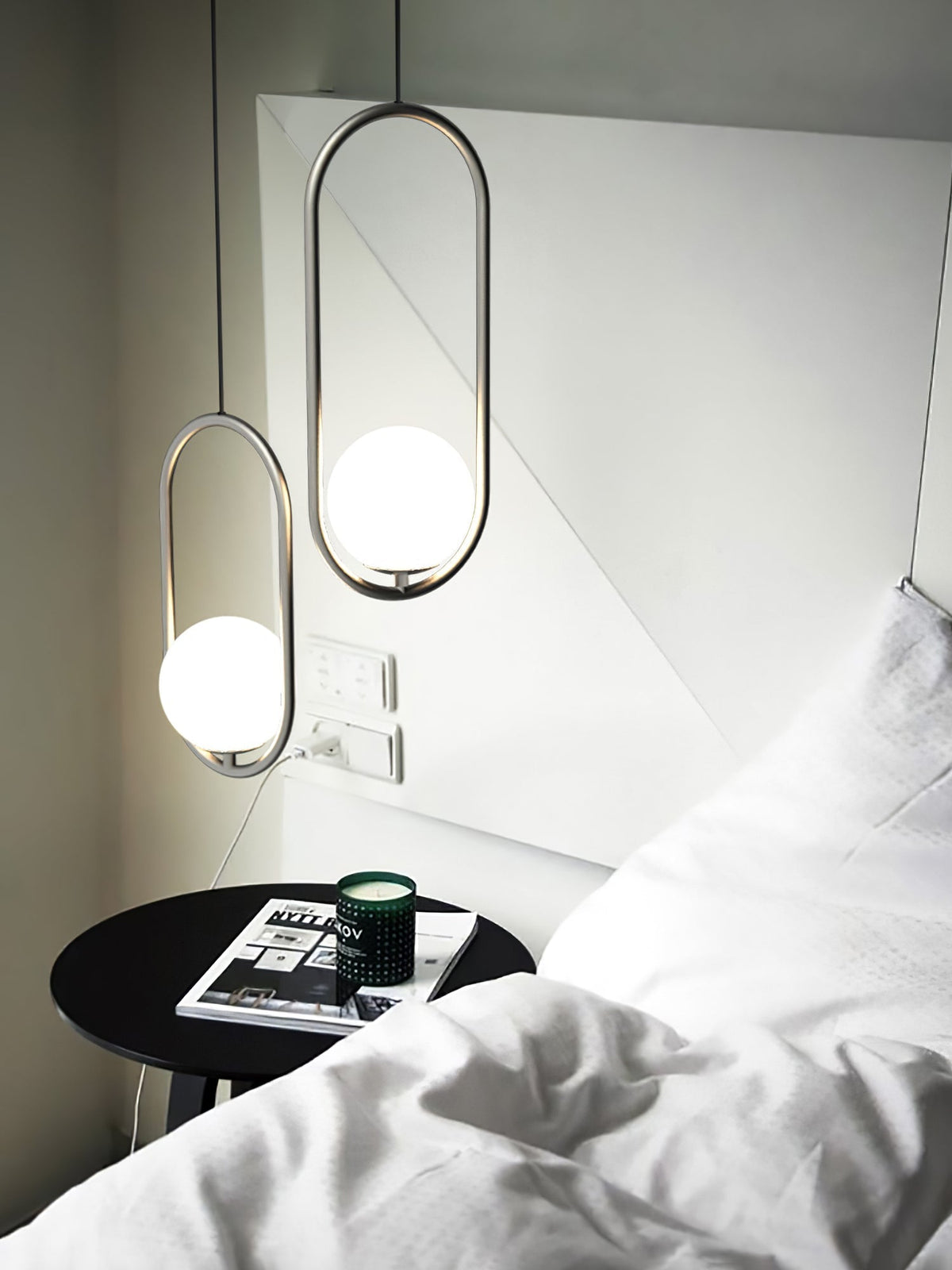 Caselora Modern Brass Pendant Light