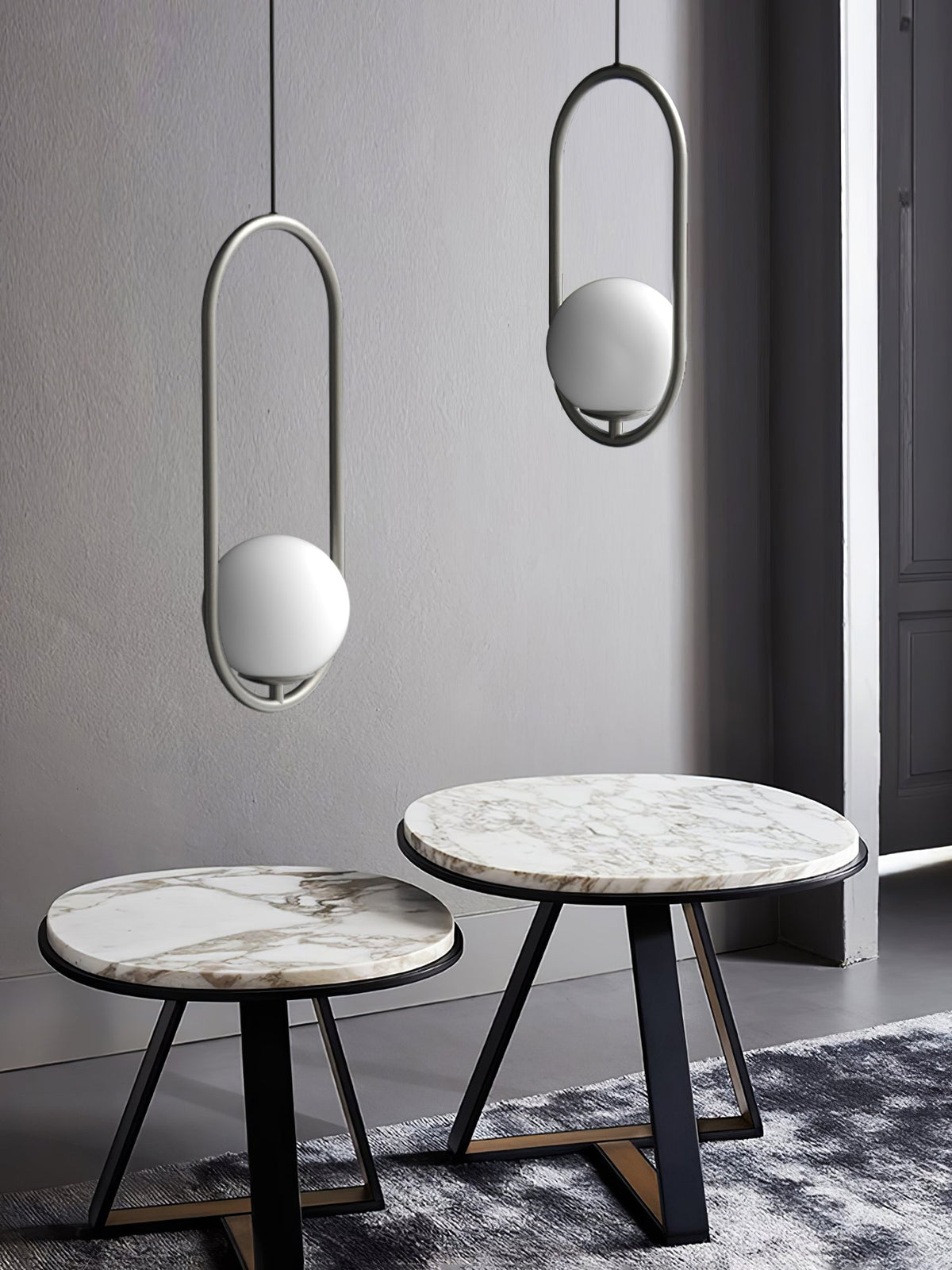 Sorveth Contemporary Brass Pendant Light