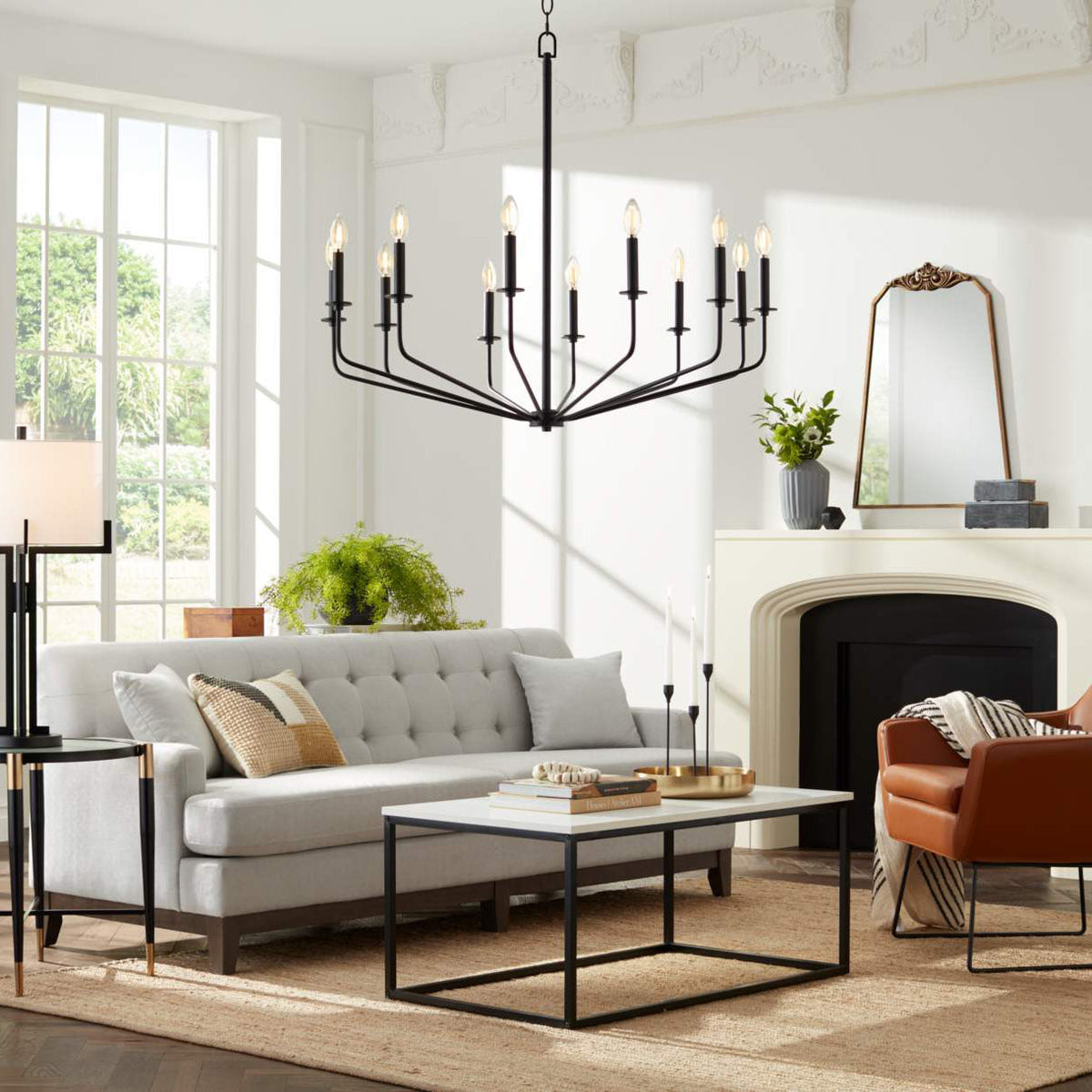 Renarian Vintage Industrial Chandelier
