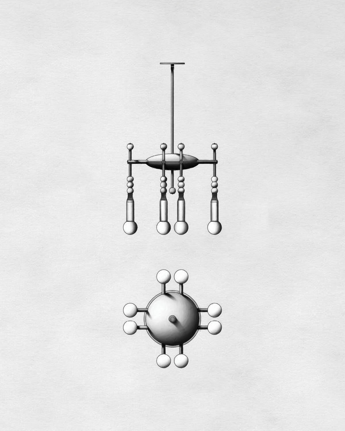 Mariviel Traditional Elegance Marble Chandelier