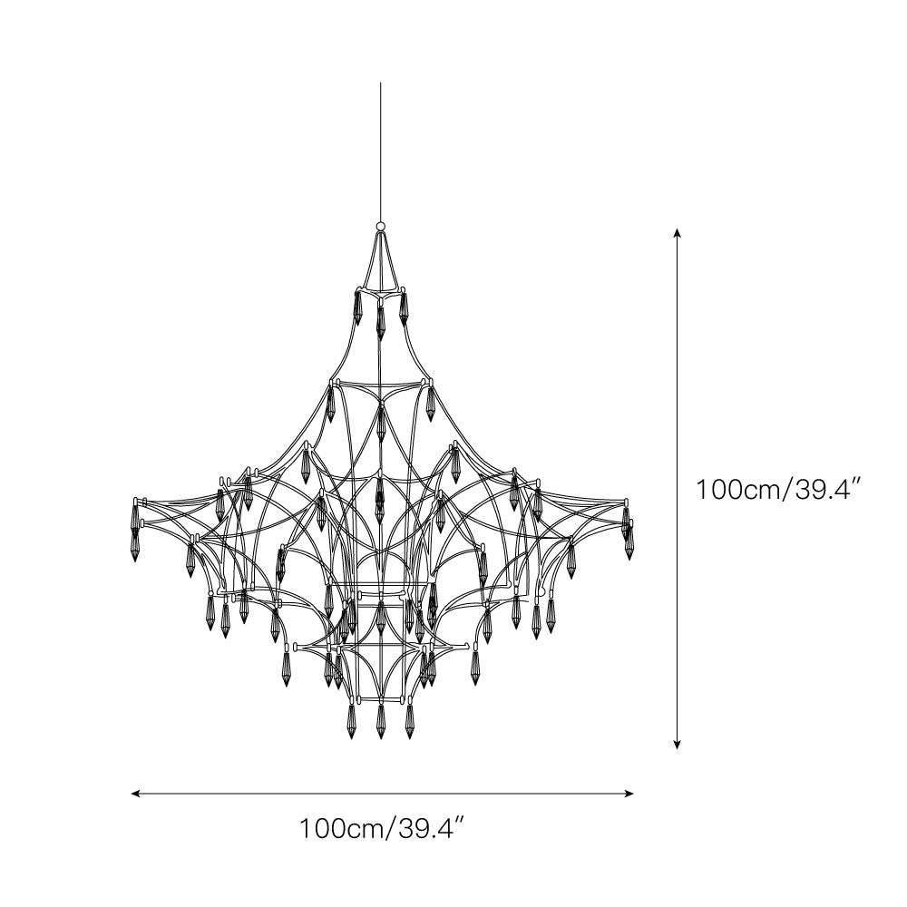 Cyrivian Postmodern Luxury Crystal Chandelier
