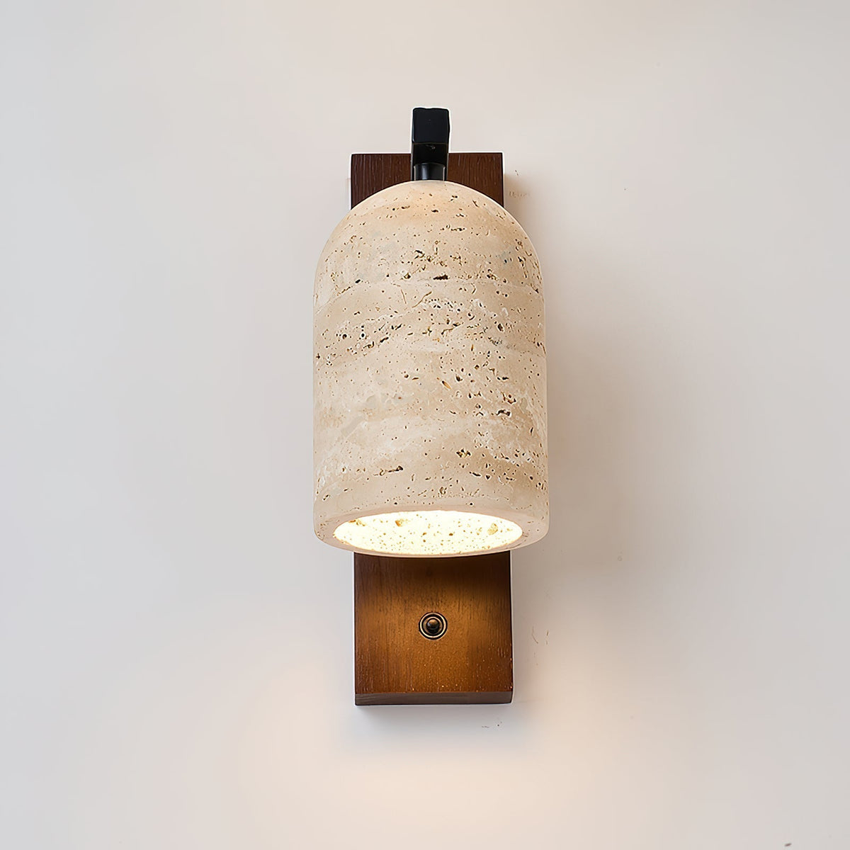 Cevenia Art Classic Natural Travertine Wall Lamp