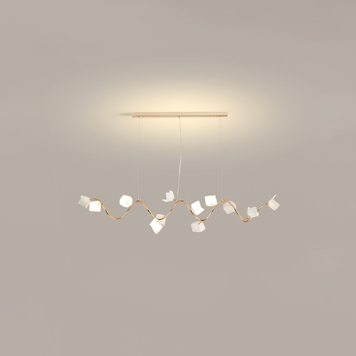 Arthearae Postmodern Luxury Flora Ceramics Chandelier
