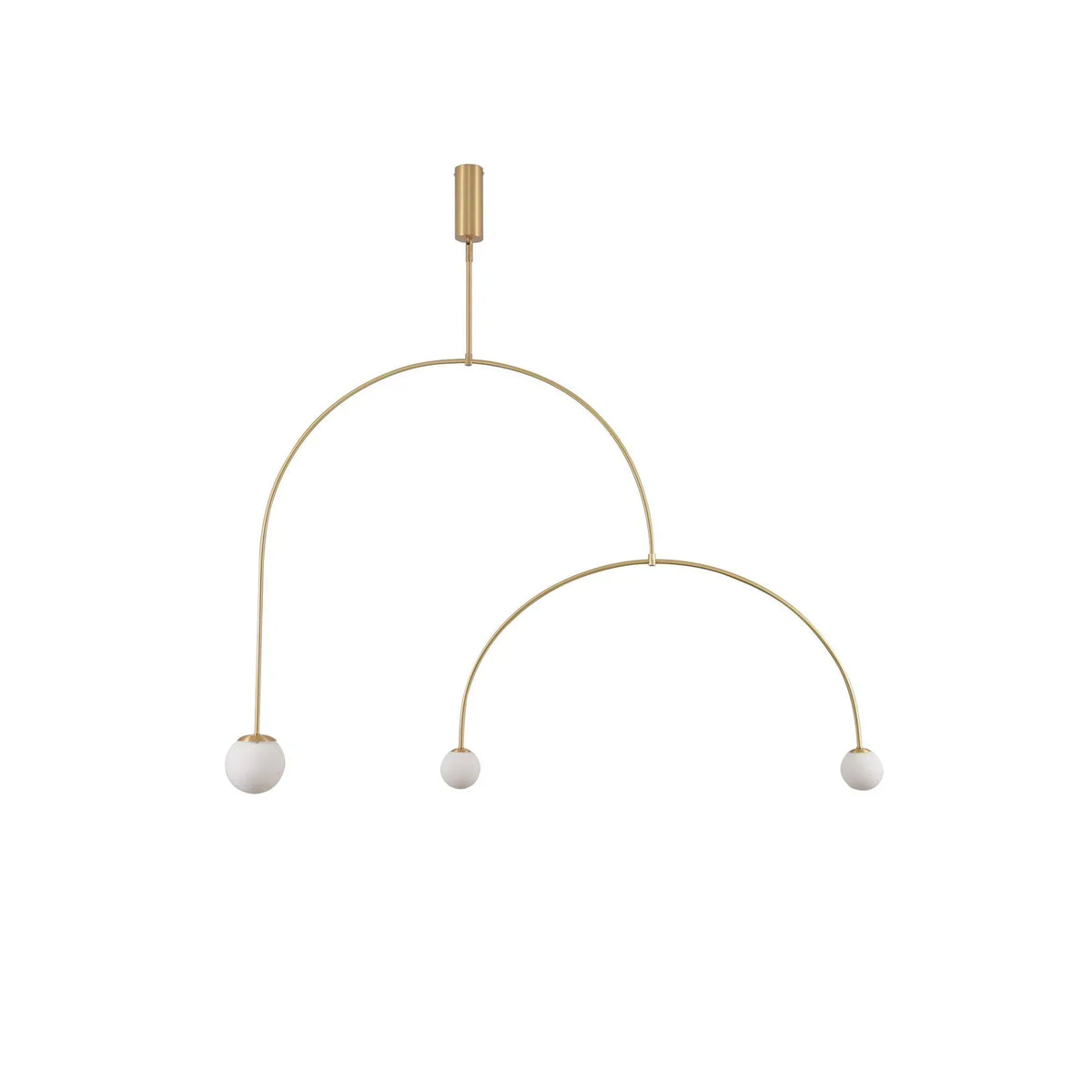 Fakegod Minimalist Linear Mobile Pendant Light, Black