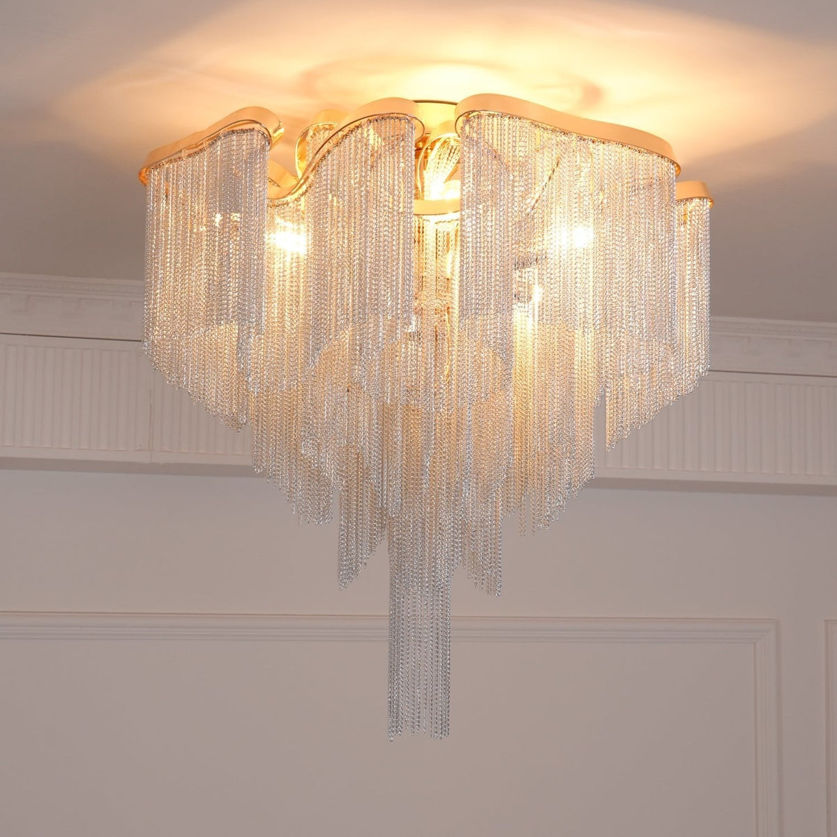 Mevrin Ceiling Lamp Modern Tassel Art