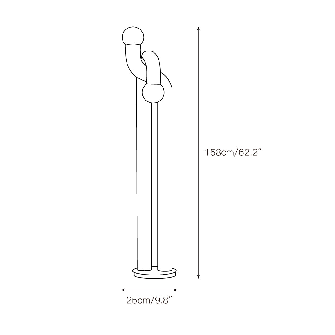 Modulation Contemporary Iron Floor Lamp
